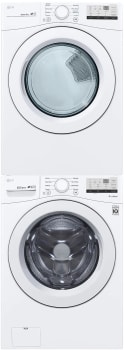 Height of stacked lg washer and dryer sale
