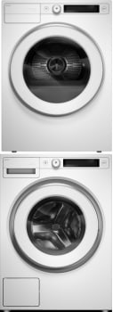 ASKO ASWADRELW5X2 - Stacked Washer & Dryer Set with Front Load Washer & Smart Electric Dryer in White