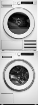 ASKO ASWADRELW5X3 - Stacked Washer & Dryer Set with Front Load Washer & Smart Electric Dryer in White