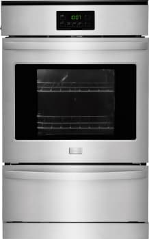 Frigidaire FFGW2425QS 24 Inch Single Gas Wall Oven with 3.3 cu. ft. Capacity Ready Select Controls Dual Radiant Baking and Roasting Vari Broil Temperature Control Self Cleaning and ADA Compliant Stain...