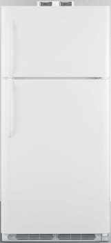 Summit Made by Crosley Series BKRF18W - Top-Freezer Break Room Refrigerator from Summit