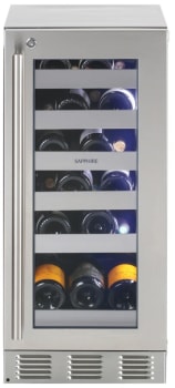 Sapphire SW15SZSS - 15 Inch Under Counter Wine Cooler