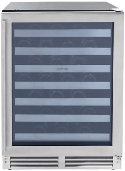 Sapphire SW243SZSSPR - 24 Inch Under Counter Wine Cellar