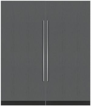 Sub-Zero Designer Series SZREFDEC12 - Side-by-Side Column Refrigerator & Freezer Set with 36 Inch Freezer and 36 Inch Refrigerator