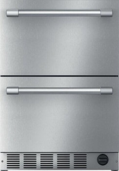 Thermador Freedom® Collection T24UC925DS - 4.3 Cu. Ft. Built-In Double Drawer Under-Counter Refrigerator With Freezer