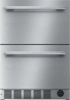 Thermador Freedom® Collection T24UR915DS - 4.4 Cu. Ft. Built-In Double Drawer Under-Counter Refrigerator