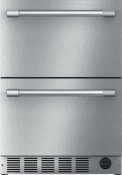 Thermador Freedom Collection T24UR925DS - 4.4 Cu. Ft. Built-In Double Drawer Under-Counter Refrigerator