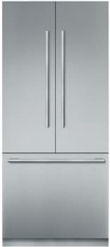 thermador 36 in 20.8 cu ft french door refrigerator t36ft