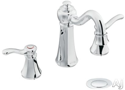 Moen T6305 Double Lever Lavatory Faucet Trim with 5-5/8 Inch Reach