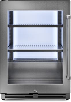 Thor Kitchen TBR24ULH - 24 Inch Freestanding /Built-In Undercounter Single Zone Beverage Center in Front View
