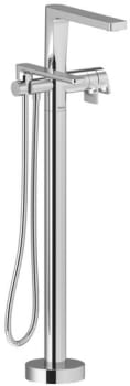 Rohl Ode™ TOD39C - Thermostatic Single Hole Floor Mount Tub Filler Trim in Chrome