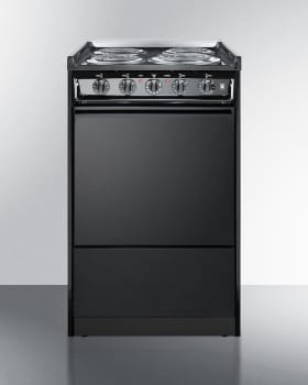 Summit TEM110CR 20 Inch Slide In Electric Range with 4 Coil