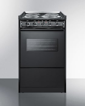 Summit TEM110CRW - Slim 20 Inch Slide-In Electric Range