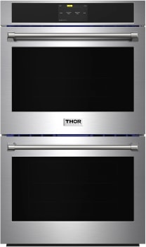Thor Kitchen Professional TEW30ED - 30 Inch Double Convection Electric Wall Oven with 9.6 cu. ft. Total Capacity