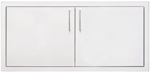 Summerset DP36DC - 36 Inch Stainless Steel 2-Drawer Dry Storage Pantry & Enclosed Cabinet Combo with Hidden Hinge