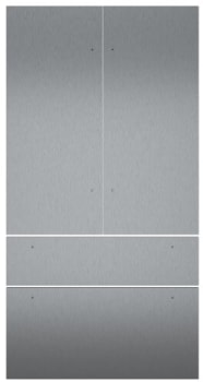 Thermador TFL42IT100 - 42 Inch Door Panel Kit For French Door Bottom Mount Refrigerator, Stainless Steel