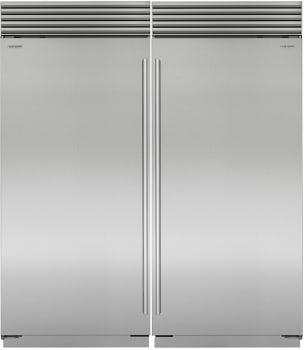 Sub-Zero SZREFFRCDSS36361 Side-by-Side Column Refrigerator & Freezer Set  with 36 Inch Refrigerator and 36 Inch Freezer in Stainless Steel