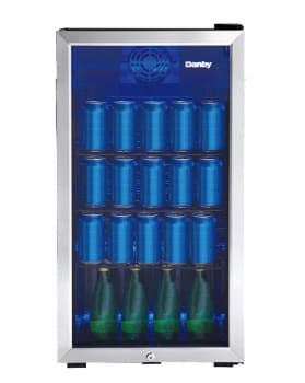 Danby DBC117A1BSSDB6 - 18 Inch Freestanding Beverage Center