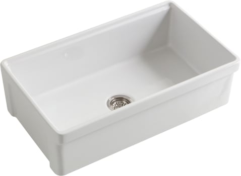 Empire Industries TO33S 33 Inch Single Bowl Reversible Farmhouse Kitchen Sink with Reversible 