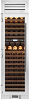 True Residential TR24DZWLSGA - 24 Inch Built-In Dual Zone Wine Column