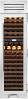 True Residential TR24DZWRSGA - 24 Inch Built-In Dual Zone Wine Column