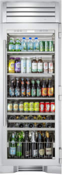 True Residential TR30BEVRSGC - 30" Beverage Column with Stainless Glass Door