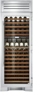 True Residential TR30DZWRSGC - 30" Dual Zone Wine Column with Stainless Glass Door