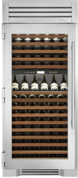 True Residential TR36DZWLSGC 36 Inch Built-In Dual Zone Column