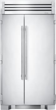 True Residential TR42SBSSSC - 42" Side By Side Refrigerator with Solid Stainless Steel Doors