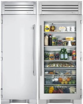 True Residential TRREFFRSGC36302 - True Residential Side-by-Side Refrigerator Freezer Column Set (Panel & Handles Sold Separately)