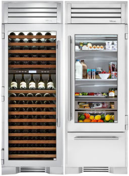 True Residential TRBMREFWCGS301 - True Residential Side-by-Side Bottom Mount Refrigerator Column Set