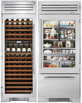 True Residential TRBMREFWCGS361 - True Residential Side-by-Side Bottom Mount Refrigerator Column Set