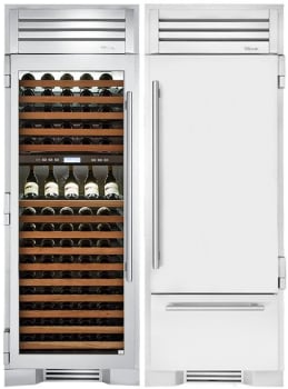 True Residential TRBMREFWCSS301 - True Residential Side-by-Side Bottom Mount Refrigerator Column Set