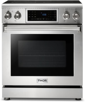 Thor Kitchen TRE3001 - 30 Inch Freestanding Professional Electric Range with 5 Elements in Front View