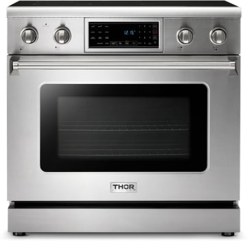 Thor Kitchen TRE3601 - 36 Inch Freestanding Professional Electric Range with 5 Elements in Front View