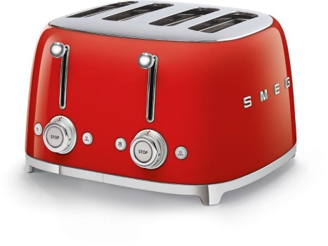 Smeg Retro 4-Slice Toaster Chrome