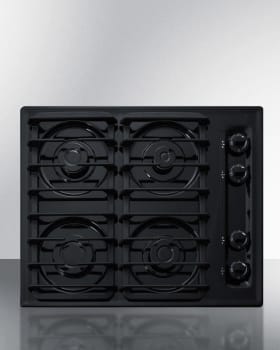 Summit TTL033S - TTL033S 24 Inch Gas Cooktop with 4 Sealed Sabaf® Burners Main Image