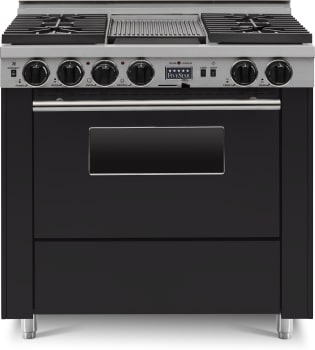 FiveStar TTN3397W - 36 Inch Freestanding Dual Fuel Range with 4 Sealed Burners