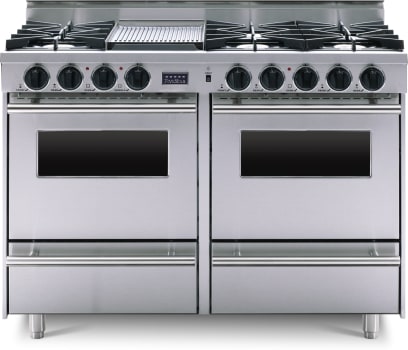 FiveStar TPN5117BW - 48 Inch Freestanding Gas Range with 6 Open Burners