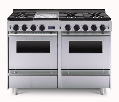 FiveStar TPN5327BW - 48 Inch Freestanding Gas Range with 6 Open Burners