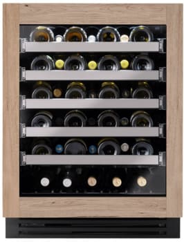 True Residential TUWADA24LGAO - ADA Height 24" Overlay Glass Door Wine Cabinet