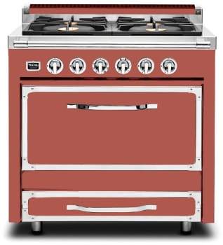 Viking Tuscany Series TVDR3614BSC - 36 Inch Freestanding Dual Fuel Range in Spiced Cider Finish