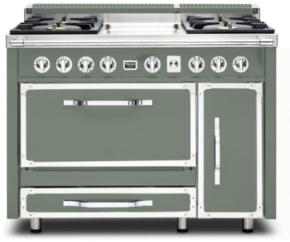 Viking Tuscany Series TVDR4814GEU - 48 Inch Freestanding Gas Range with 4 Sealed Burners and Griddle