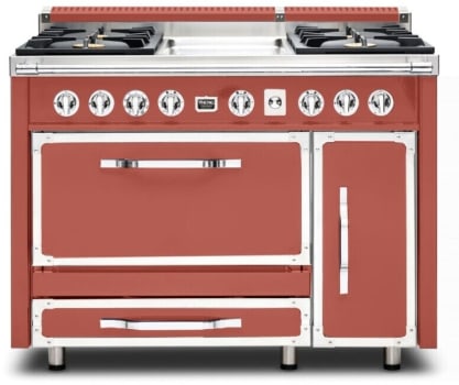 Viking Tuscany Series TVDR4814GSC - 48 Inch Freestanding Gas Range with 4 Sealed Burners and Griddle
