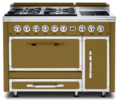 Viking Tuscany Series TVDR4814IAN - 48 Inch Freestanding Gas Range with 4 Sealed Burners and Induction Element Burner