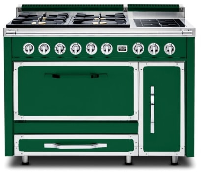 Viking Tuscany Series TVDR4814IIV - 48 Inch Freestanding Gas Range with 4 Sealed Burners and Induction Element Burner