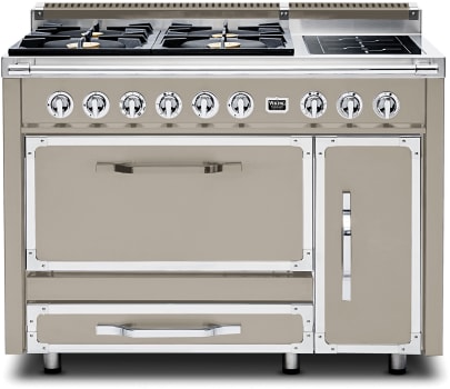Viking Tuscany Series TVDR4814INA - 48 Inch Freestanding Dual Fuel Range in Front View