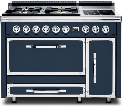 Viking Tuscany Series TVDR4814ISB - 48 Inch Tuscany Range with Induction Element Burner