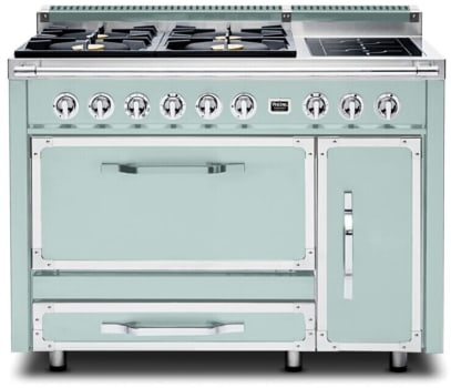 Viking Tuscany Series TVDR4814ISP - 48 Inch Freestanding Gas Range with 4 Sealed Burners and Induction Element Burner