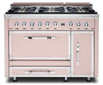 Viking Tuscany Series TVDR4816BBH - 48 Inch Freestanding Dual Fuel Range with 6 Sealed Burners